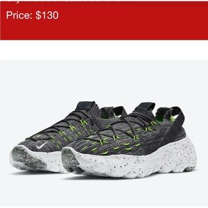 Nike Space Hippie 04 in Black & volt size men’s 9.5 US in awesome used condition